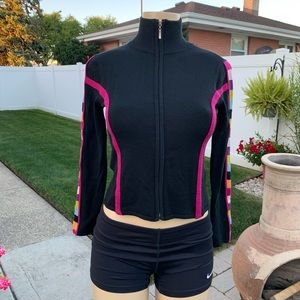 Esmee black multicolored sweater size 38 USA 2 /XS